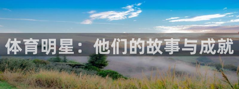 yy易游官网下载招商电话号码是多少啊：体育明星：他们